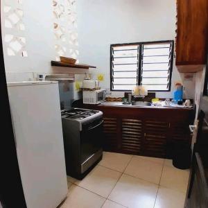 Η κουζίνα ή μικρή κουζίνα στο Villa La Diani