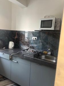 Kuchyň nebo kuchyňský kout v ubytování Rent a studio