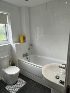 Koupelna v ubytování City View Crib