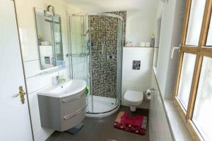 Koupelna v ubytování Holiday Home with BBQ in Novo mesto 54727 + 26 fotografií