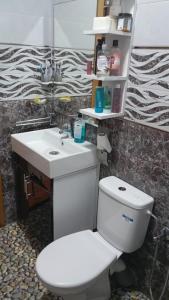 Koupelna v ubytování Amigamorista