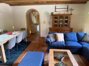 Χώρος καθιστικού στο Landhaus Finkenhof