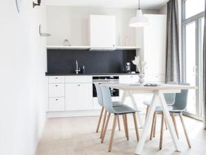 Η κουζίνα ή μικρή κουζίνα στο 5 in het Huis Meerloft
