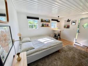 Ένα ή περισσότερα κρεβάτια σε δωμάτιο στο 4 star holiday home in BRÖSARP