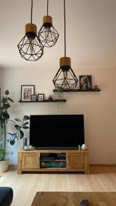 TV a/nebo společenská místnost v ubytování Blick auf Bautzen + 6 fotografií