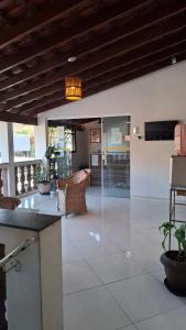 Køkken eller tekøkken på Hotel Vitoria de Pedreira