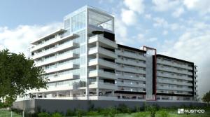 Suite Palace Exclusive lakeside loft في بايبا: مبنى أبيض طويل مع زجاج