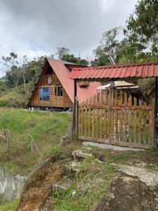 Zahrada ubytování Cabaña Cumanday