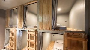 Kuchyň nebo kuchyňský kout v ubytování Resting Rabbit Hostel