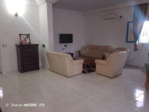 Χώρος καθιστικού στο Villa Mourad Midoun