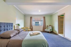 Una cama o camas en una habitación de Templo de la Luna