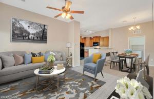 a living room with a couch and a table at nice home in Chandler