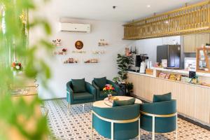 Χώρος καθιστικού στο Peranakan House