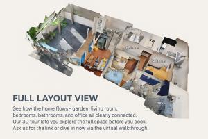 een weergave van een plattegrond van een huis bij office 2 in Bangkok