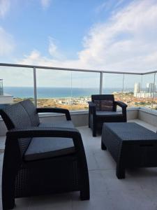 En generel havudsigt eller havudsigten taget fra lejligheden