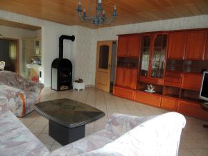 Kuchyň nebo kuchyňský kout v ubytování Gästehaus Am Hirtenberg