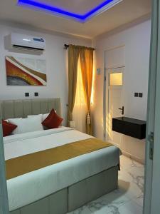 Postel nebo postele na pokoji v ubytování RBZ Apartments