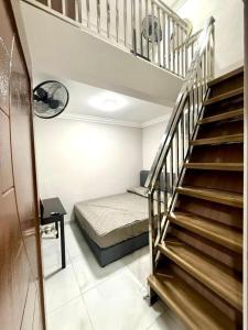 Ένα ή περισσότερα κρεβάτια σε δωμάτιο στο Guest House Taman Universiti 3 bedroom