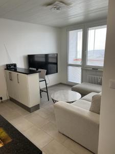 Η κουζίνα ή μικρή κουζίνα στο Apartmán Most