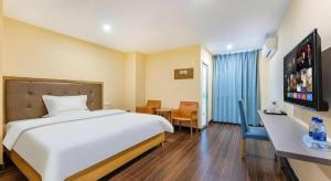 TV a/nebo společenská místnost v ubytování shenzhen kaixin Hotel + 218 fotografií