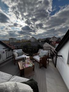 Nespecifikovaný výhled na hory nebo výhled na hory při pohledu z apartmánu