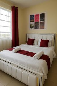 Postel nebo postele na pokoji v ubytování The Nest