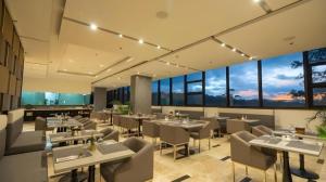 Χώρος καθιστικού στο The Plaza Lodge Baguio