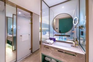 Koupelna v ubytování Manxin Hotel, Guanqian Street, Suzhou