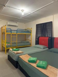 Ένα ή περισσότερα κρεβάτια σε δωμάτιο στο Anis View Chalet