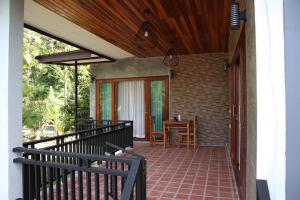 Balkón nebo terasa v ubytování Baan Phangan