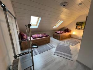 Posezení v ubytování Ferienparadies Volkach 2026 NEU 3 Zimmern 80 m 2