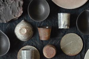 a group of different metals on a table at 雲居月-kumoizuki- in Ginowan +21 photos