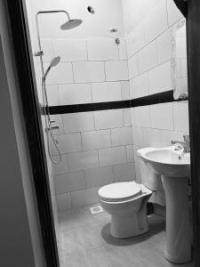 Et badeværelse på Pentagon Hotel