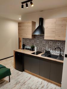 Η κουζίνα ή μικρή κουζίνα στο Apartamenty Królówka