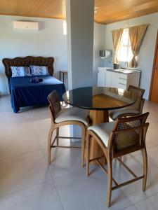 Køkken eller tekøkken på Pousada Santa Rosa