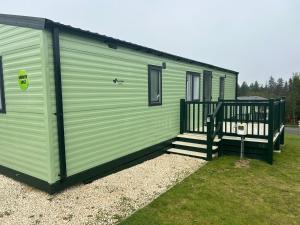 Bygningen som feriehuset ligger i