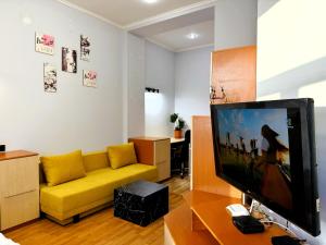 TV/trung tâm giải trí tại Kyiv Sakura Apartment