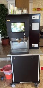 Kuchyň nebo kuchyňský kout v ubytování Apparthotel Alte Innbrücke-24Std-Self-Check in-Haustiere Willkommen