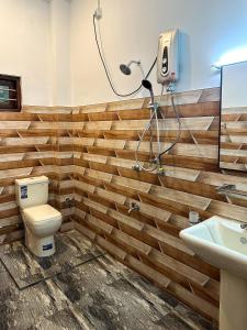 Koupelna v ubytování Dacha Retreat