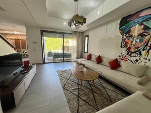 Posezení v ubytování Villa Serena luxe et calme 500 m de la plage