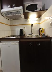 Η κουζίνα ή μικρή κουζίνα στο Résidence calme-2 pers-parking gratuit-clim