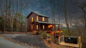 Bygningen som feriehuset ligger i