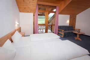 Postel nebo postele na pokoji v ubytování Ferienhaus Auer