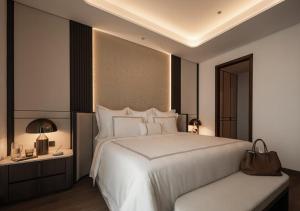 Postel nebo postele na pokoji v ubytování Hotel Hari Vilas