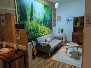 Posezení v ubytování Isny Zentrum Studio Appartement