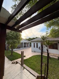 a view of the courtyard of a house at Pousada São Gabriel - M&M in São Gabriel