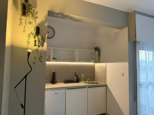 Una cocina o kitchenette en Beach apartment's