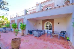 O zonă de relaxare la Hacienda Marrakech