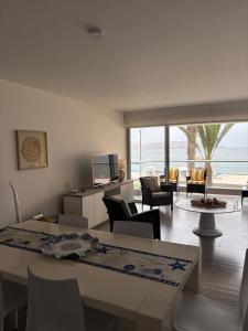 Χώρος καθιστικού στο Ocean View Apartment - Sotavento - Paracas -