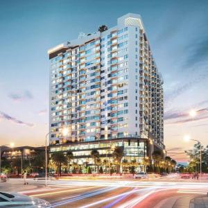 Bygningen som lejligheden ligger i